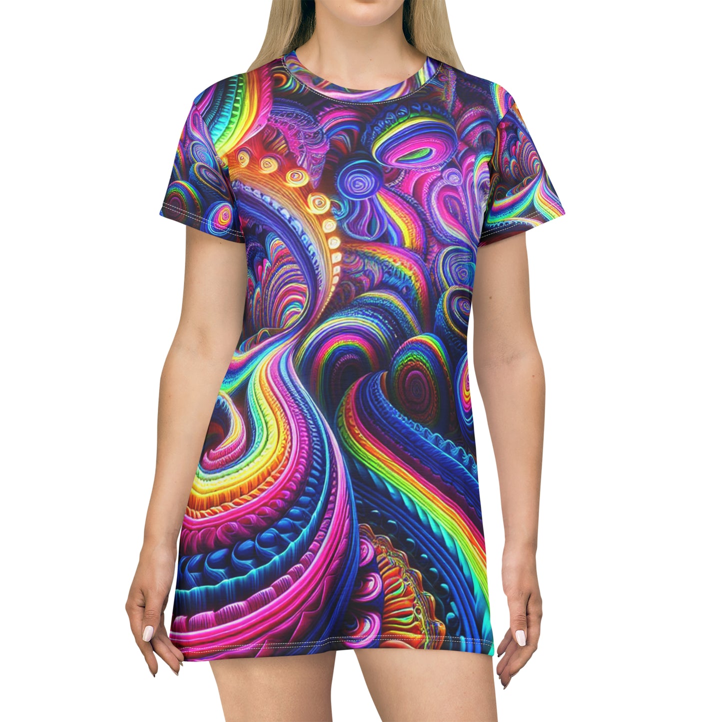 UberPlex Infinity Swirls. Infinity Patterns Womans T Shirt Dress
