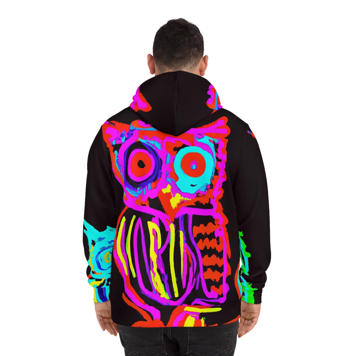 Neon Nocturnal Vision. - NEON Owls AOP Hoodie