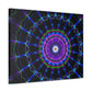 Neon Infinity Vortex. Trippy Infinity Patterns Art Canvas