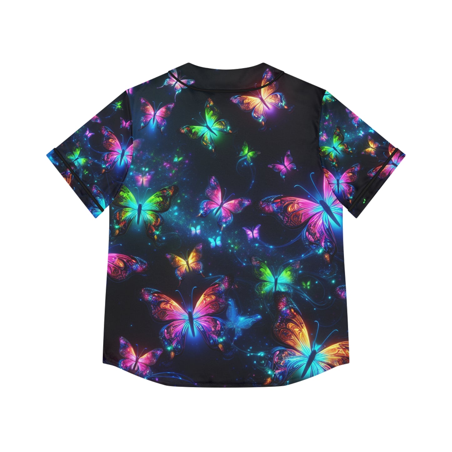 "Butterfly Fluorescence" Neon Butterflies Womans Jersey