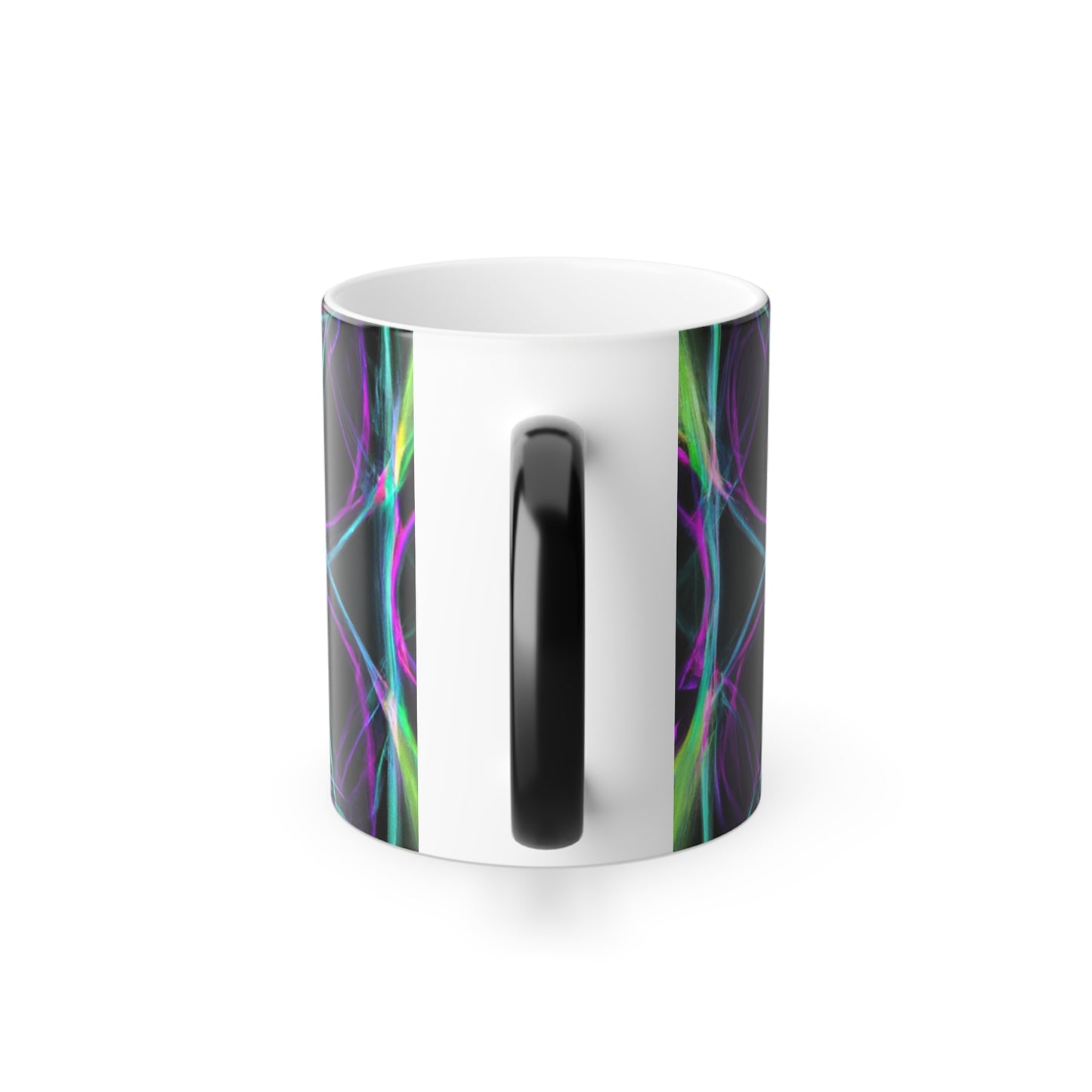 Pietro il Fiammingo Trippy Infinity Patterns  11oz Color Morphing Mug