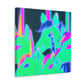"Radiate Unicorns" NEON Unicorns Art Canvas