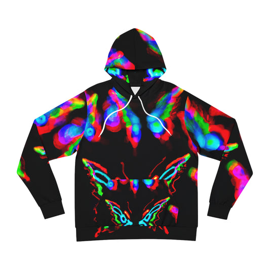 Vivid Butterflies Aurora - Butterflies AOP Hoodie