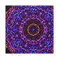 Cosmic Psychedelic Universe. Trippy Infinity Patterns Art Canvas