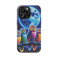 Neon Nocturnal Orbitals. Neon Owls Premium Art Magsafe Magnet Tough IPhone 13 14 15 Pro Plus Max and Mini in Matte and Glossy Phone cases
