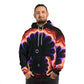 "Psychedelic Embrace of Eternity" -Trippy Infinity Patterns AOP Hoodie