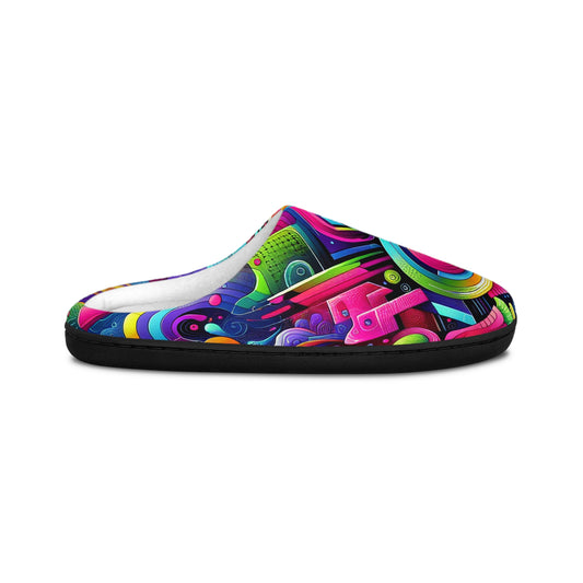 Giovanni da Verona - Trippy Infity Patterns Men's Indoor Slippers