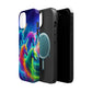 "Vibrant Neon Unicorn Rainbow" Neon Unicorns Premium Art Magsafe Magnet Tough IPhone 13 14 15 Pro Plus Max and Mini in Matte and Glossy Phone cases