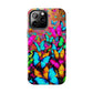 "Neonardie's Dreamscape" NEON Butterflies Tough Phone Case