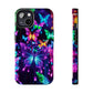 "Vibrance in Flight" NEON Butterflies Tough Phone Case