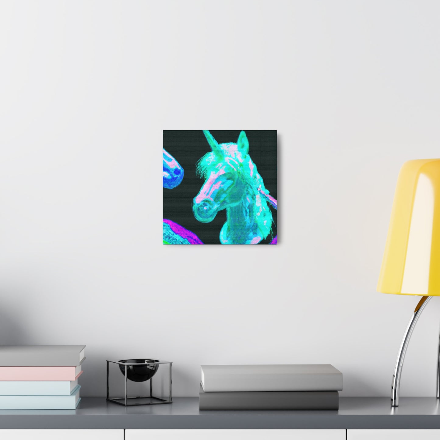Neon Unicorn Palooza NEON Unicorns Art Canvas