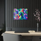 "Neon Paradise of Joyous Unicorns" NEON Unocrons Art 1/4" Glossy Acrylic Art