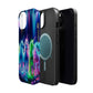 Neon Unicorn Pods. Neon Unicorns Premium Art Magsafe Magnet Tough IPhone 13 14 15 Pro Plus Max and Mini in Matte and Glossy Phone cases