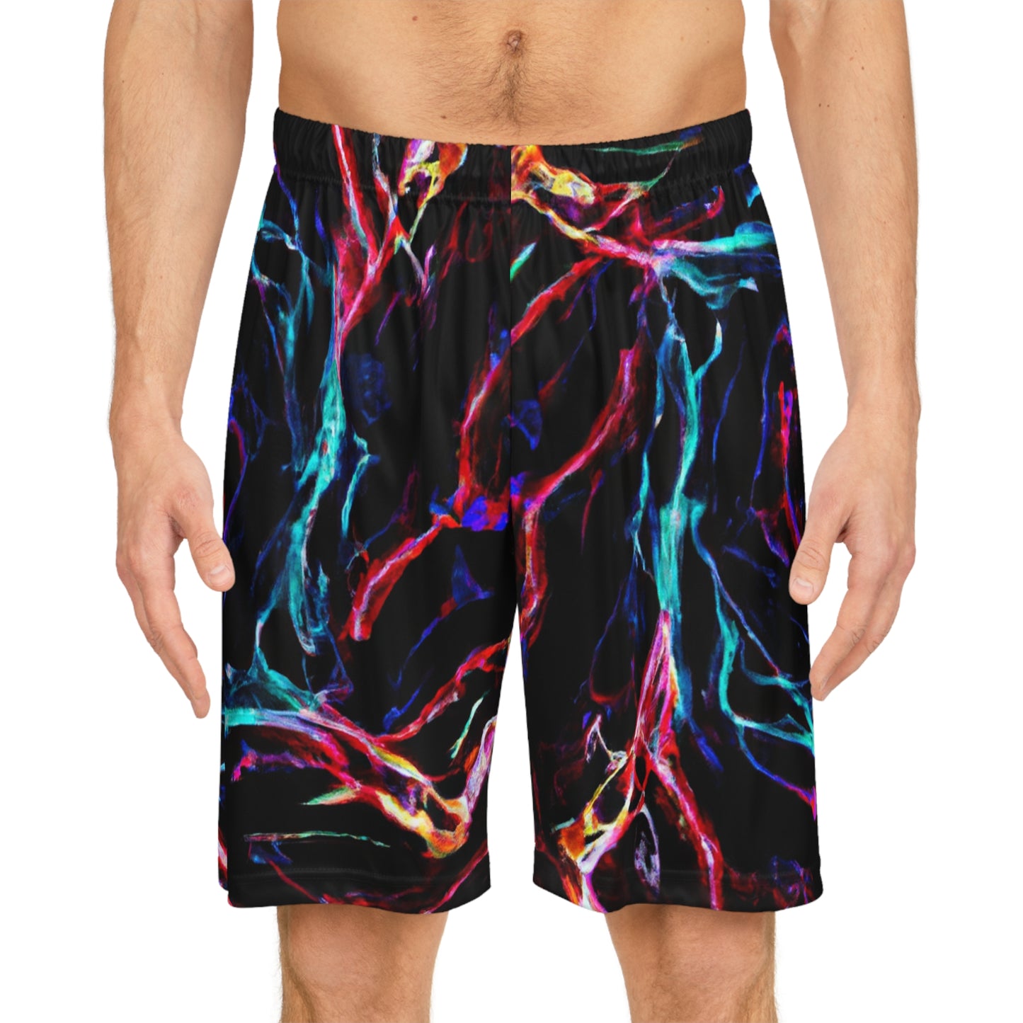 Silvio di Reposo - Trippy Infinity Patterns Rave Shorts