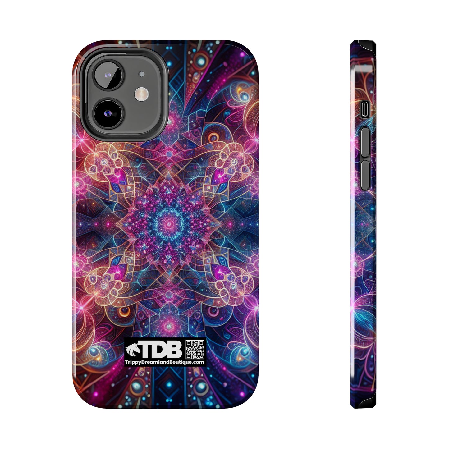 TDB Vibrant Infinity Ozonetics. Trippy Infinity Patterns Tough Phone Case