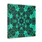 Cosmic Synesthesia Explosion. Trippy Infinity Patterns Art Canvas