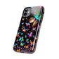 Neon Butterflies Dance NEON Butterflies Tough Phone Case Iphone 6 7 8 9 10 11 12 13 14 SE X XR XS Pro Max Mini Plus