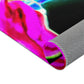 Vivid Nocturnal Nebula Butterflies & Mushrooms Area Rug