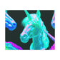 Neon Unicorn Palooza NEON Unicorns Art Canvas