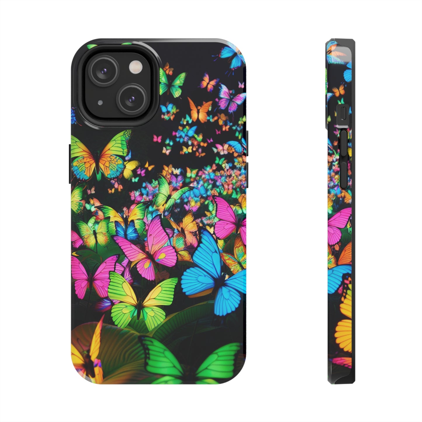 Neon Butterfly Congregation. NEON Butterflies Tough Phone Case