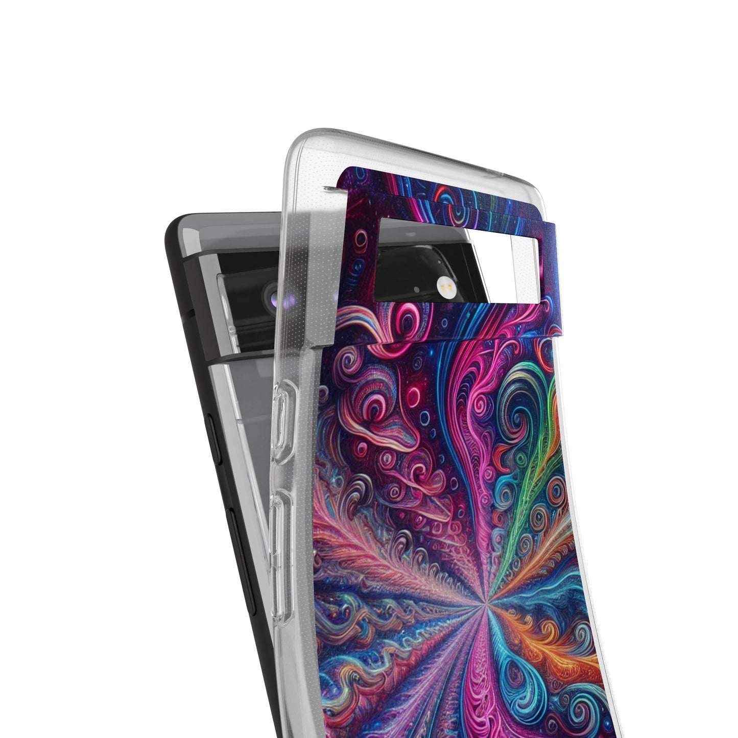 "Infinite Electrify" Infinity Patterns Art Polycarbonate Phone Case