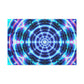 Neon Infinity Visions. Trippy Infinity Patterns Art Canvas
