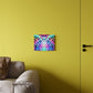 Cosmic Infinity Falls. Trippy Infinity Patterns Acrylic Art Panel