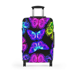 Neon Flight Fantasy - Neon Butterflies  Suitcase
