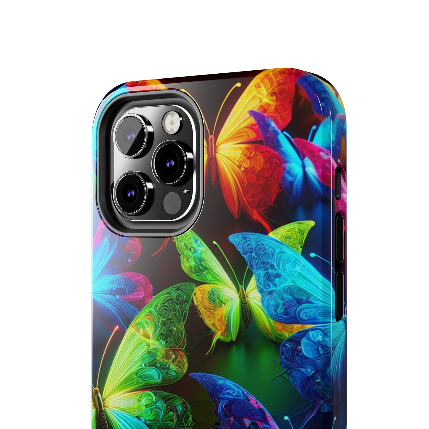 Neon Nectar Flutter. NEON Butterflies Tough Phone Case