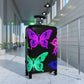 "Neon Flight Fantasia" - Neon Butterflies  Suitcase