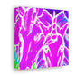 Neon Splendor Unicorns. NEON Unicorns Art Canvas