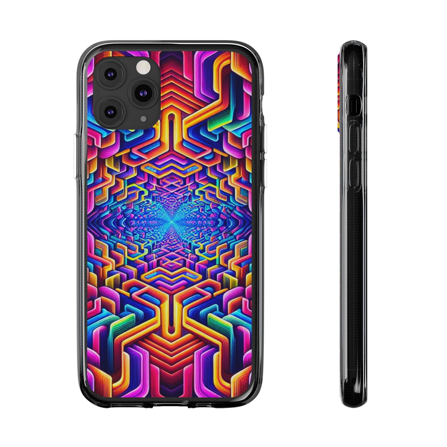 Vibrant Trippin' Infinity Infinity Patterns Art Polycarbonate Phone Case