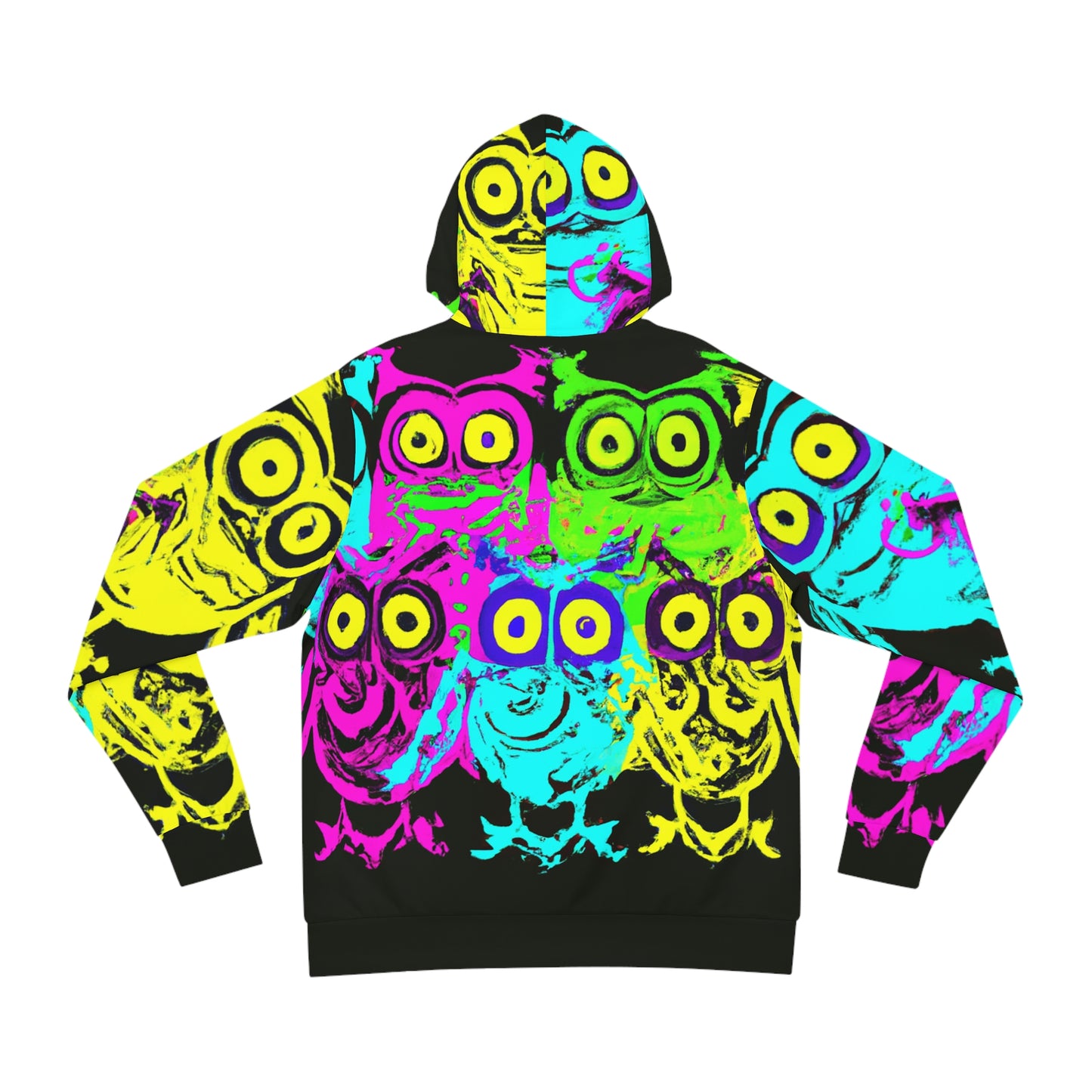 Neon Night Owls. - NEON Owls AOP Hoodie