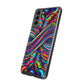 'Infinite Neon Illusion' Infinity Patterns Art Polycarbonate Phone Case