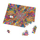 Neon Infinitude - Neon Trippy Infinity Patterns Puzzle 30, 110, 252, and 1000 Pieces