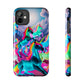 "Neon Fantasy" NEON Unicorns Tough Phone Case