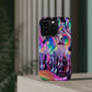 Neon Wonderland Unicorns Neon Unicorns Premium Art Magsafe Magnet Tough IPhone 13 14 15 Pro Plus Max and Mini in Matte and Glossy Phone cases