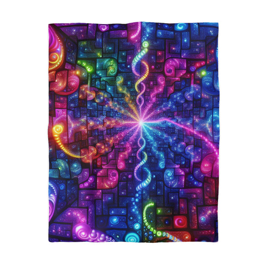 Gennaro di Bellini - Trippy Infinty Patterns Microfiber Duvet Cover