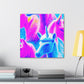 Neon Unicorn Dreamscape NEON Unicorns Art Canvas