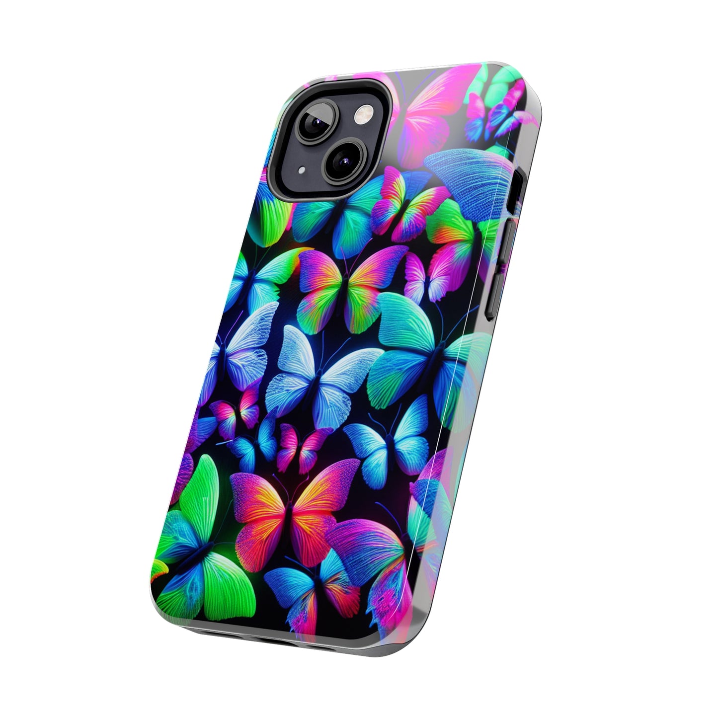 "Neon Splendor" NEON Butterflies Tough Phone Case