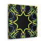 Vivid Neon Dreams of Infinity. Trippy Infinity Patterns Art Canvas
