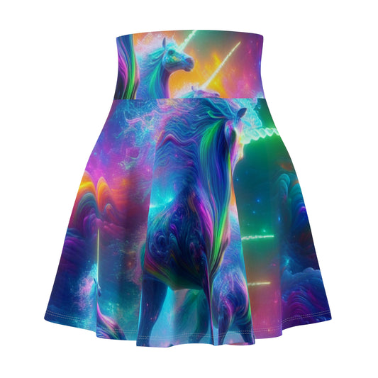 Giulio da Firenze -NEON Unicorns Woman' Skater Skirt