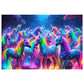 Neonu-Cluster - Neon Unicorns Puzzle 30, 110, 252, and 1000 Pieces