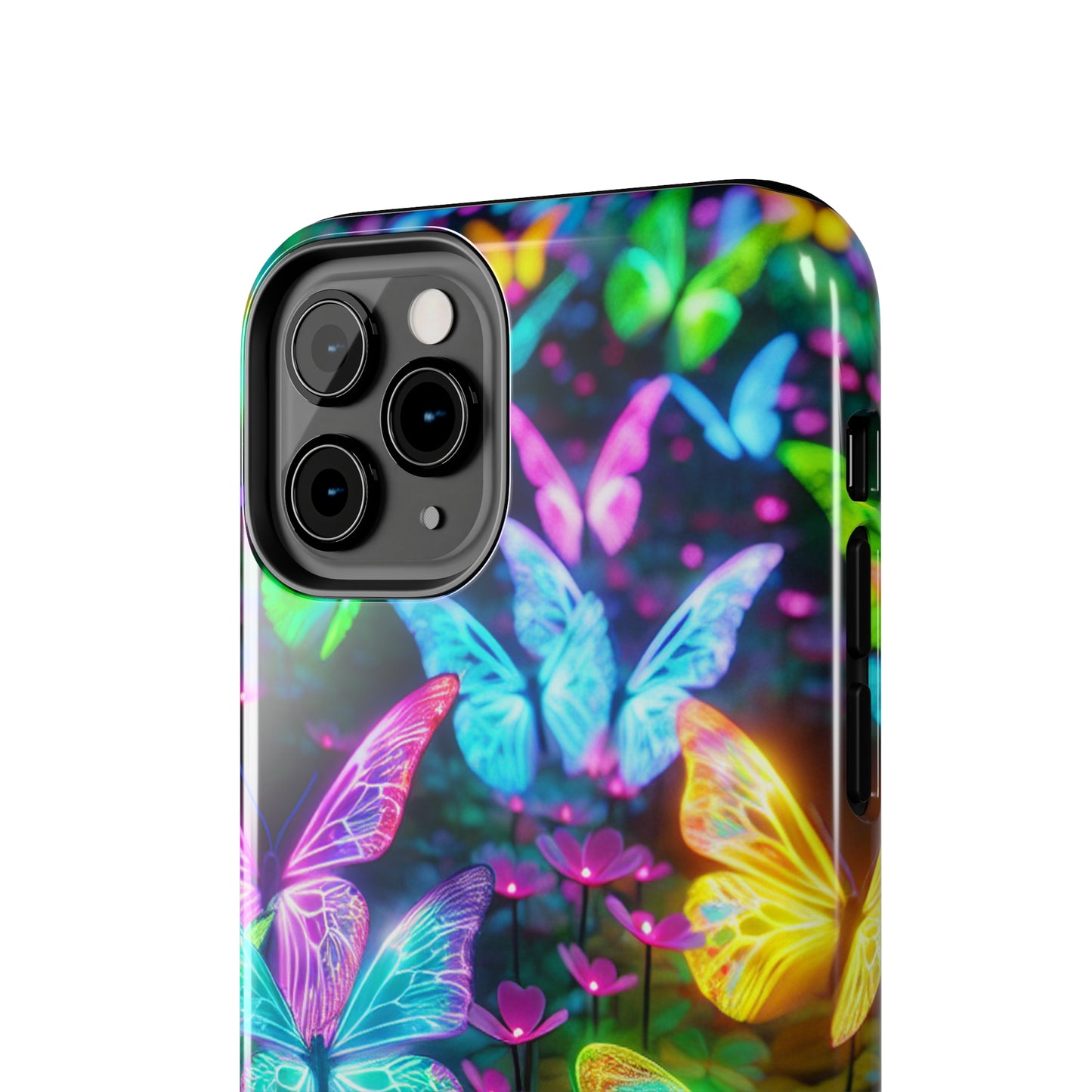 Neon Butterfly Dreamscape. NEON Butterflies Tough Phone Case