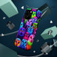 Vivid Nocturnal Neonatures Neon Owls Premium Art Magsafe Magnet Tough IPhone 13 14 15 Pro Plus Max and Mini in Matte and Glossy Phone cases