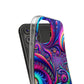 "VibranTrip Neonfinity" Infinity Patterns Art Polycarbonate Phone Case