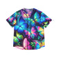 "Butterfly Glitz" Neon Butterflies Womans Jersey