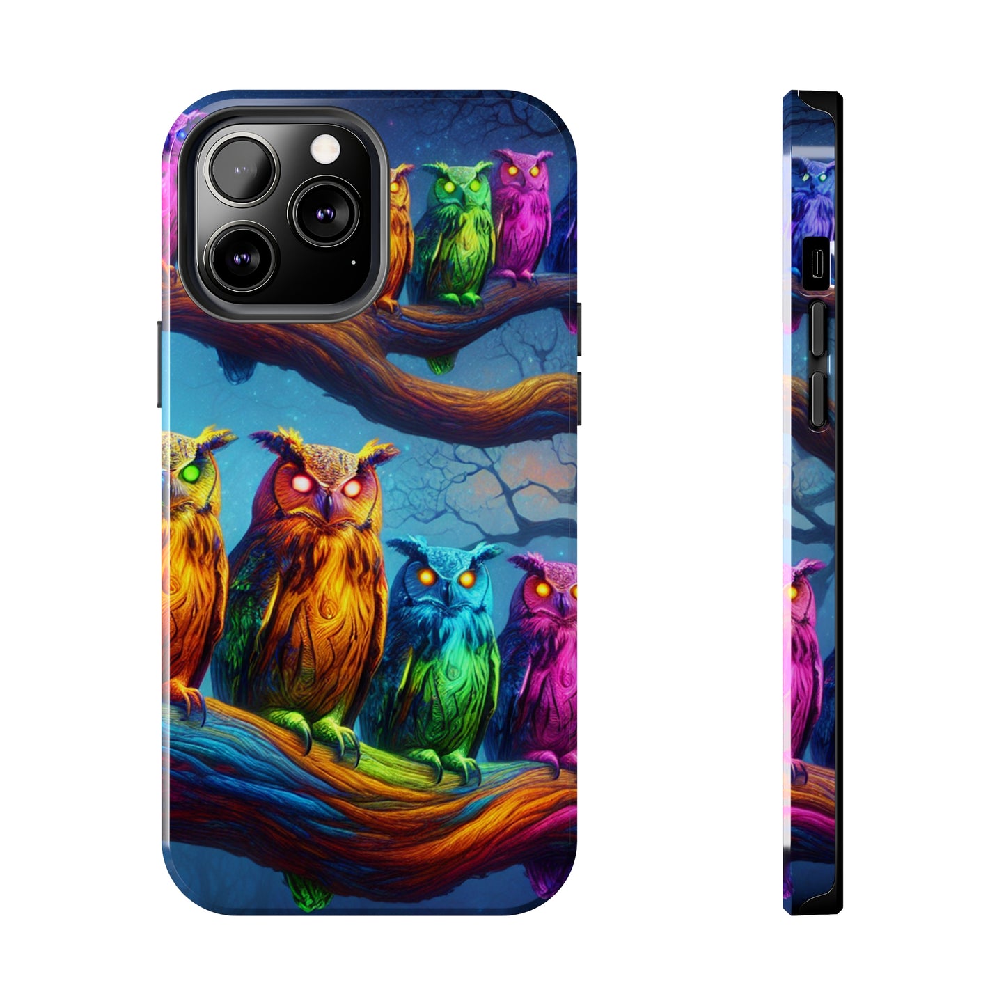 Neon Nocturnal Jazz NEON Owls Tough Phone Case