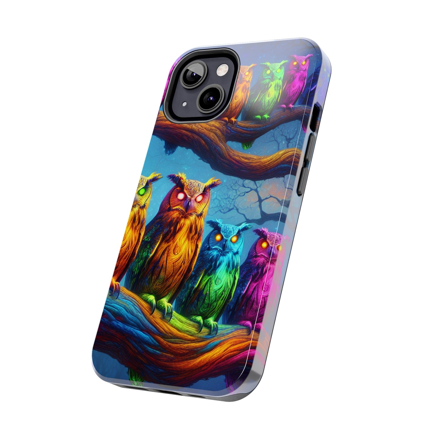 Neon Nocturnal Jazz NEON Owls Tough Phone Case