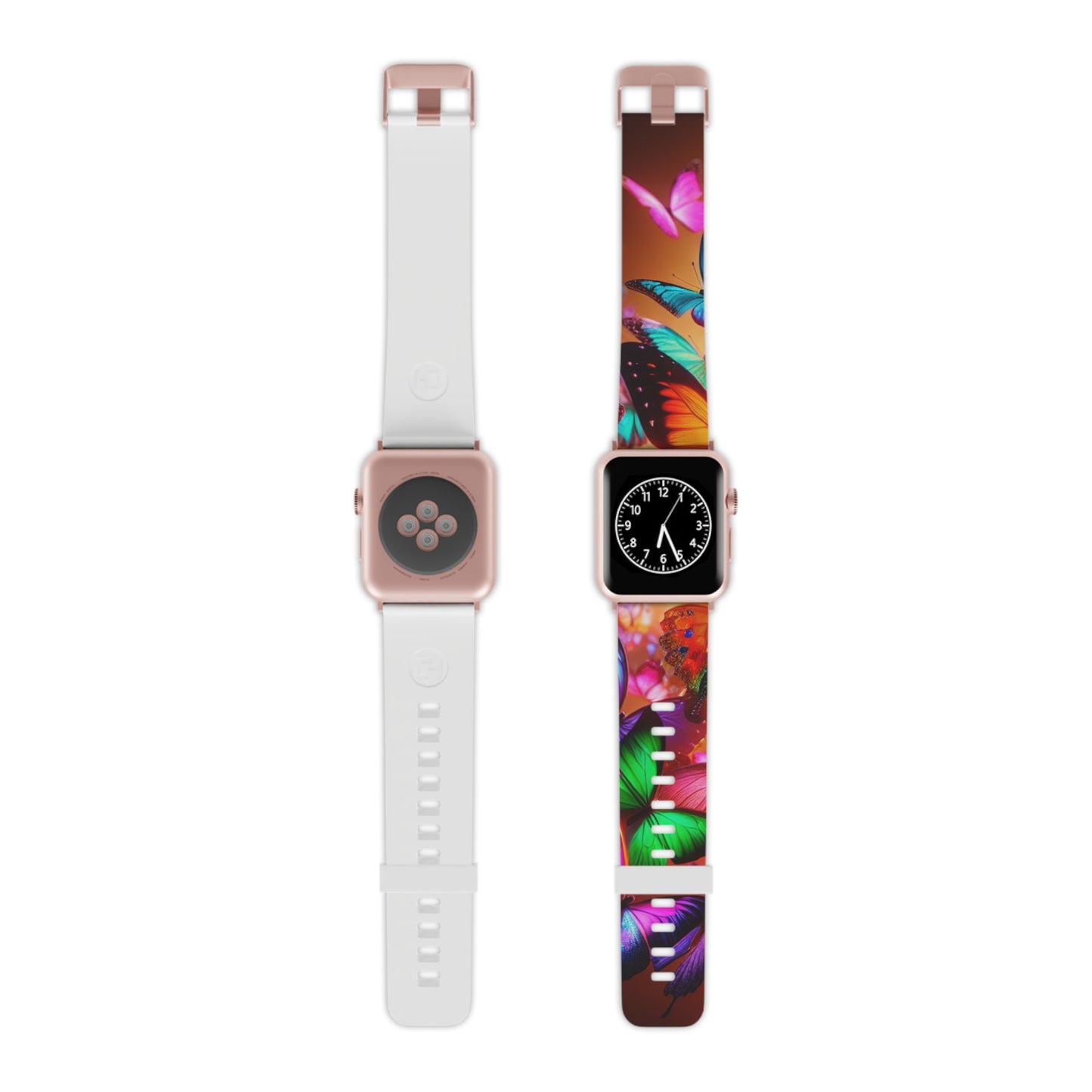 "Neon Flutterbyes" - NEON Butterflies Iwatch Band